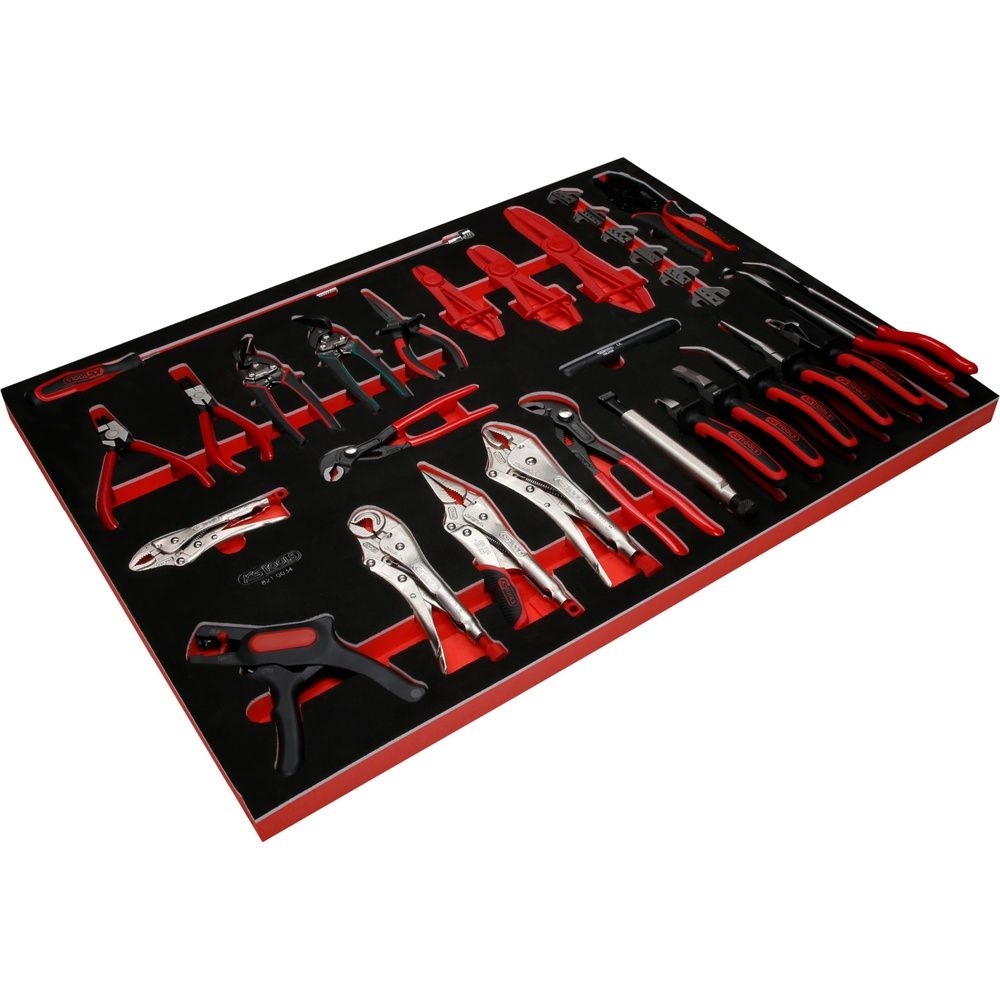 KS TOOLS Zangen-Satz in Schaumstoffeinlage Grösse XL 34-tlg, Bild 2