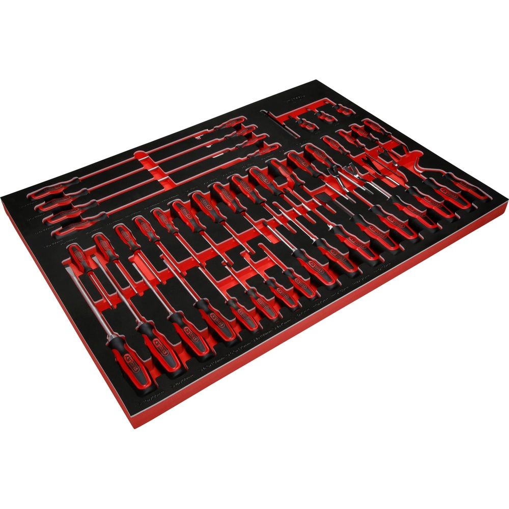 KS TOOLS Schraubendreher-Satz in Schaumstoffeinlage Grösse XL 46-tlg, Bild 2