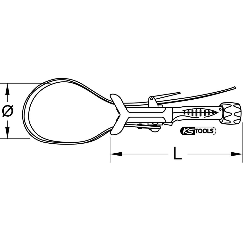 KS TOOLS Gurtrohrzange, Bild 3