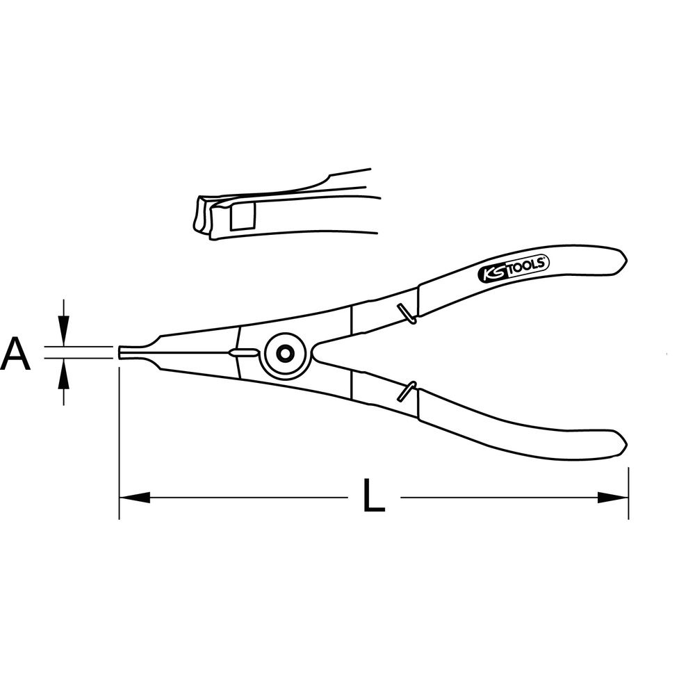 KS TOOLS Sprengring-Zange, Bild 3