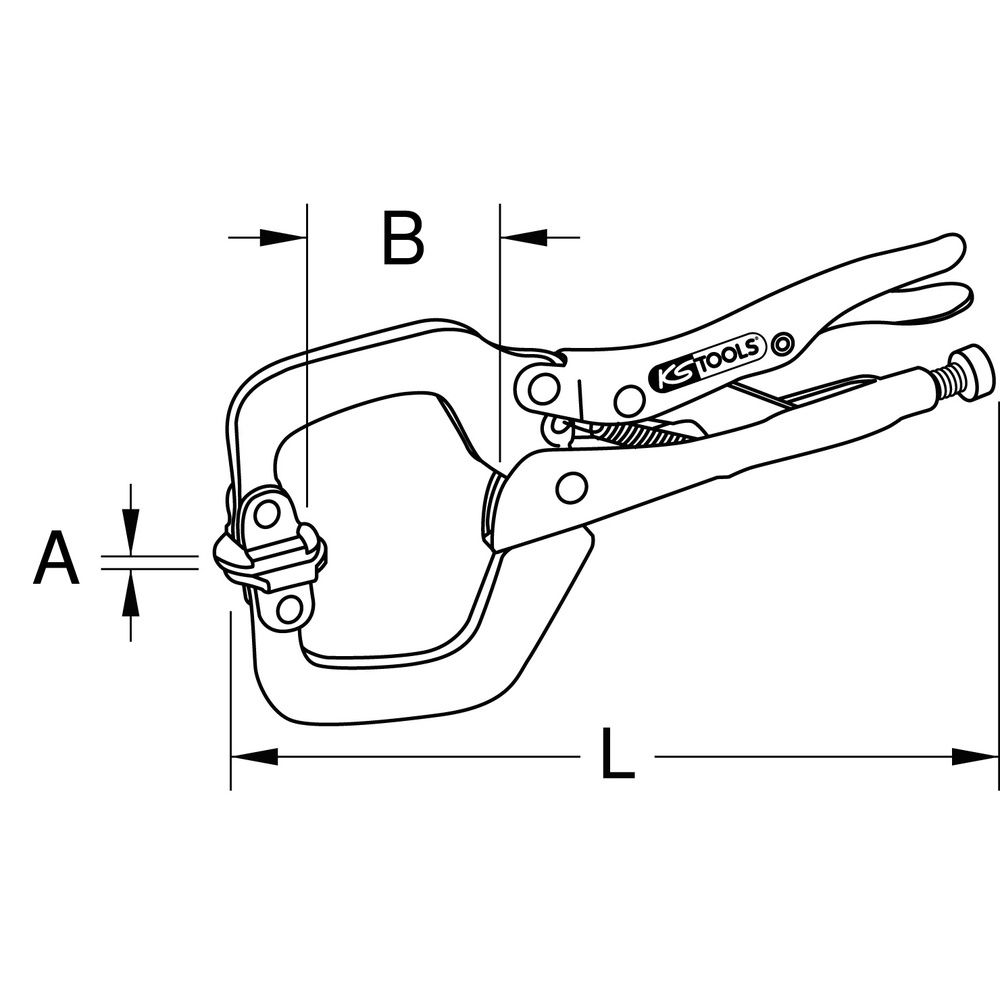Schweiss-Klammer-Gripzange, Bild 7
