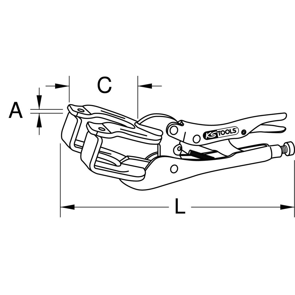 KS TOOLS Schweiss-Gripzange, Bild 6