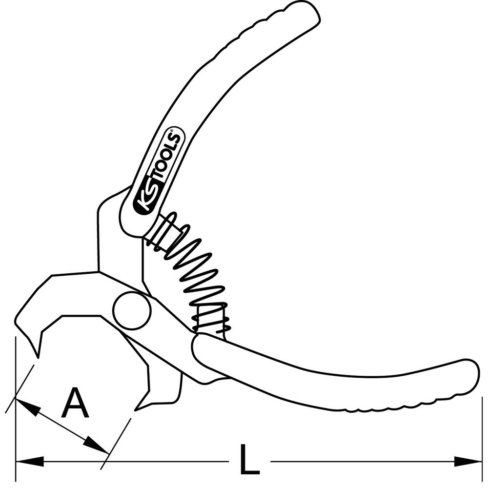 KS TOOLS Niet-Lösezange, Bild 4