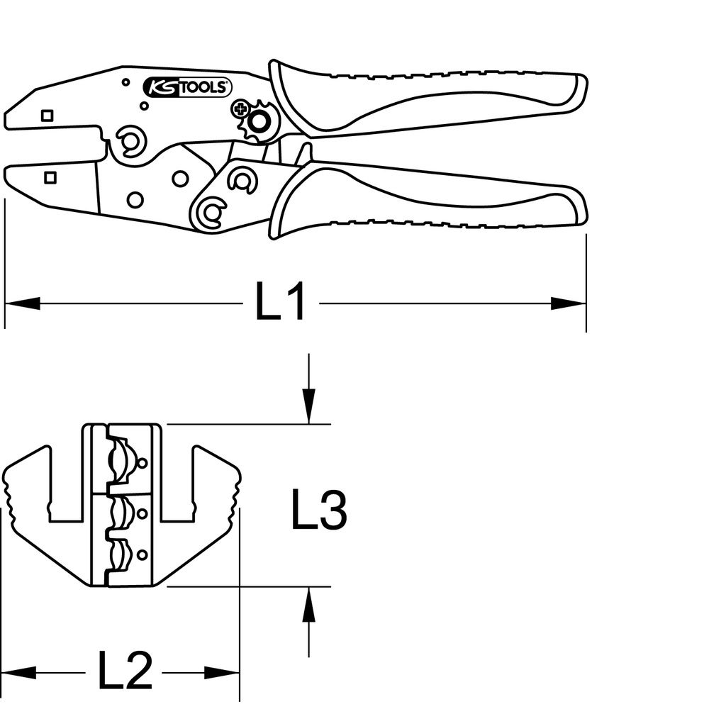 KS TOOLS Crimpzange, Bild 4