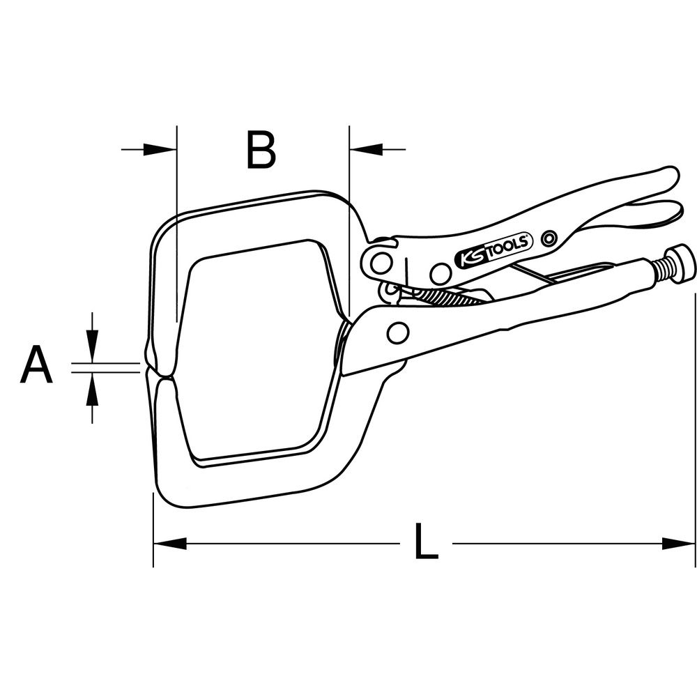 Schweiss-Klammer-Gripzange, Bild 3