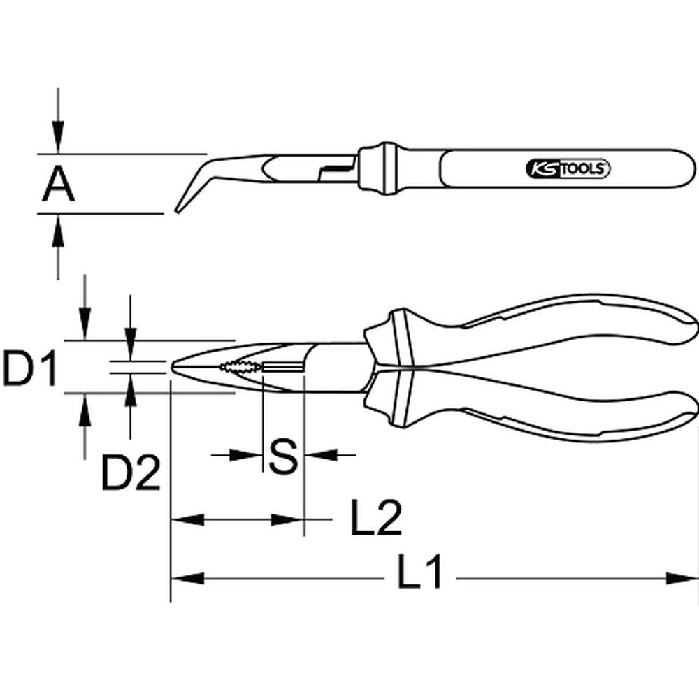KS TOOLS ERGOTORQUE VDE Zangen, Bild 9