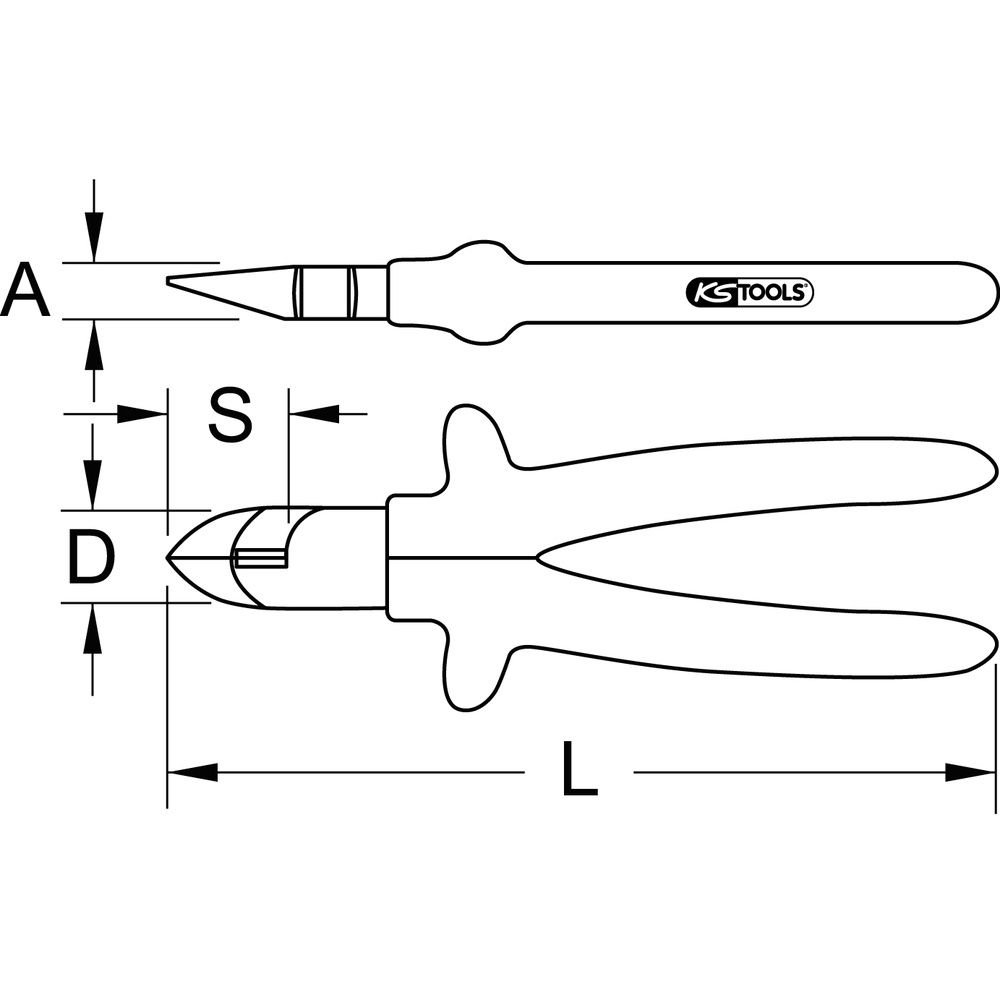 1000V Plombenzange 160mm, Bild 2