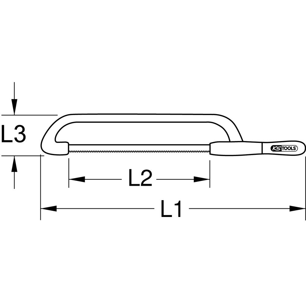 Metallbügelsäge mit Schutzisolierung, Bild 10