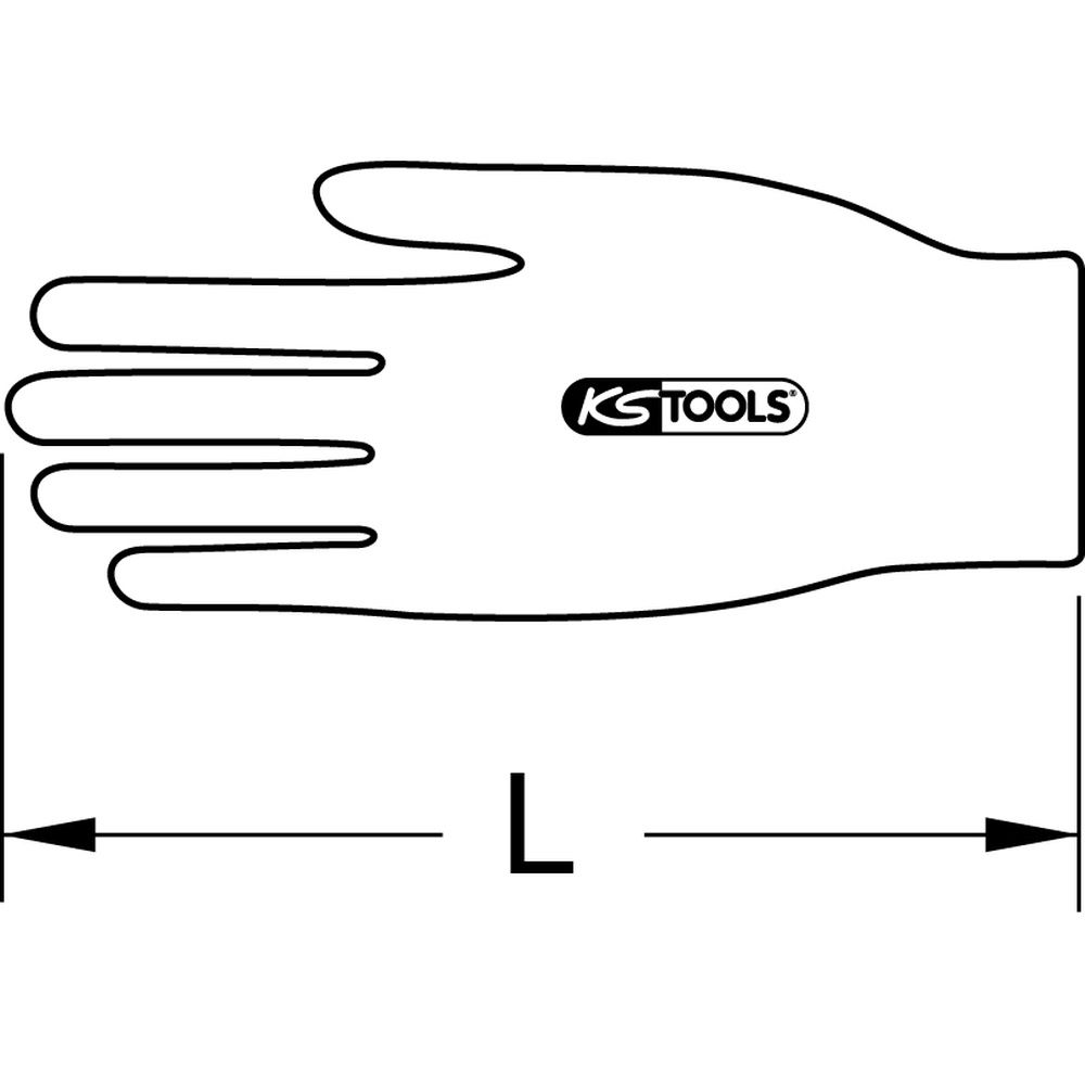 Unterzieh-Handschuh 260mm, Bild 2