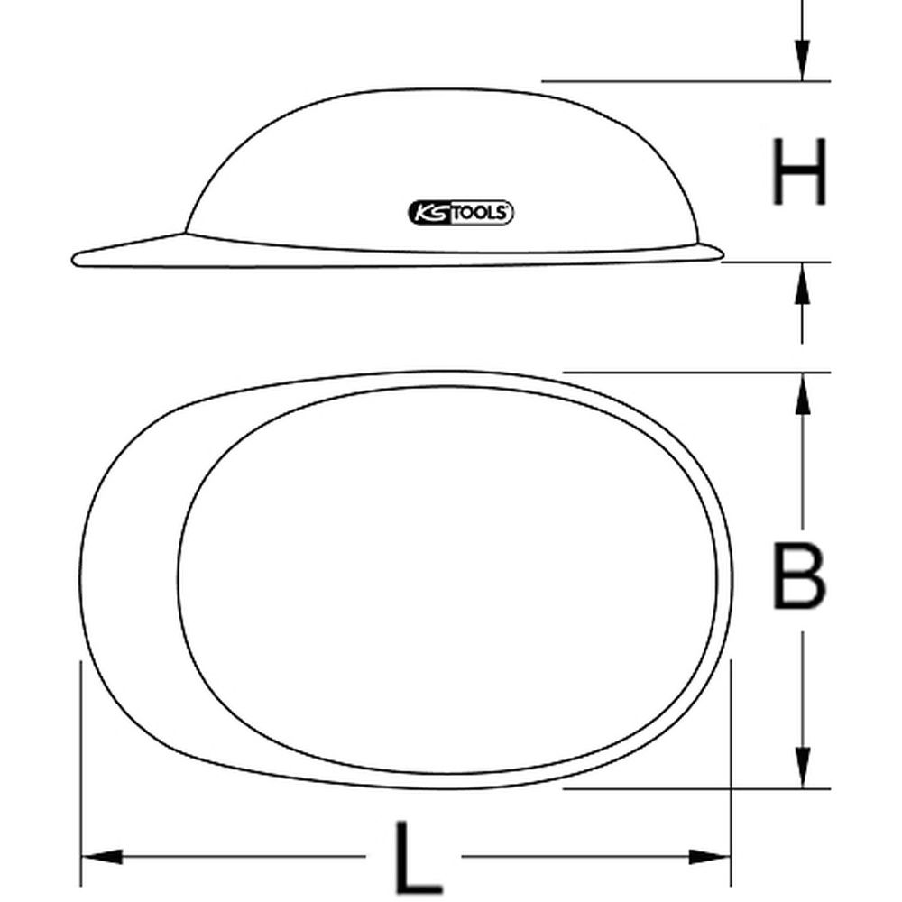 Arbeits-Schutzhelm weiss, Bild 2