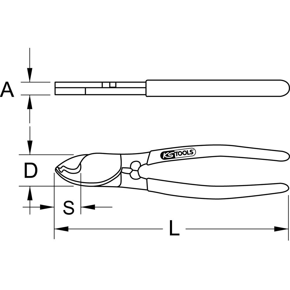 KS TOOLS Kabelschneider, Bild 2