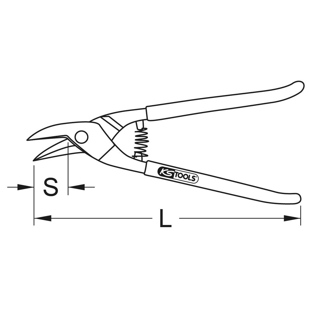KS TOOLS Lochschere, Bild 2
