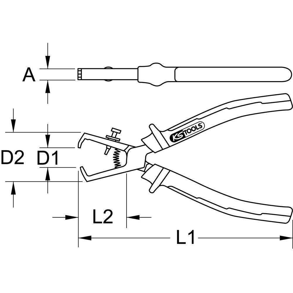 ULTIMATEplus Abisolierzange 180mm, Bild 3