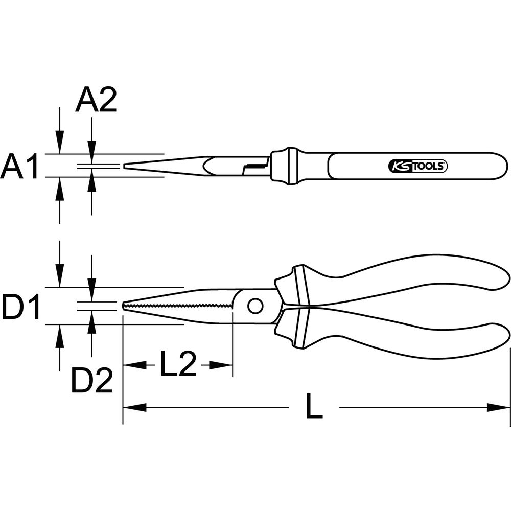 SlimPOWER Flachzange 165mm, Bild 4