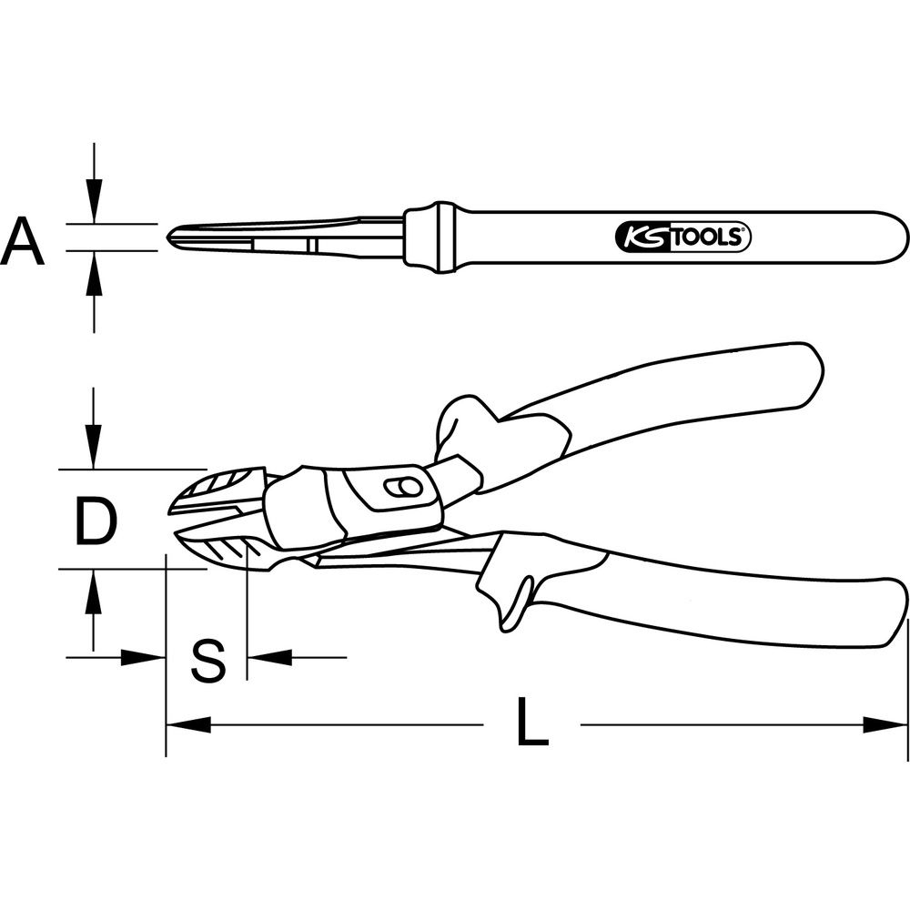 ULTIMATEplus Kraft-Seitenschneider 210mm, Bild 3