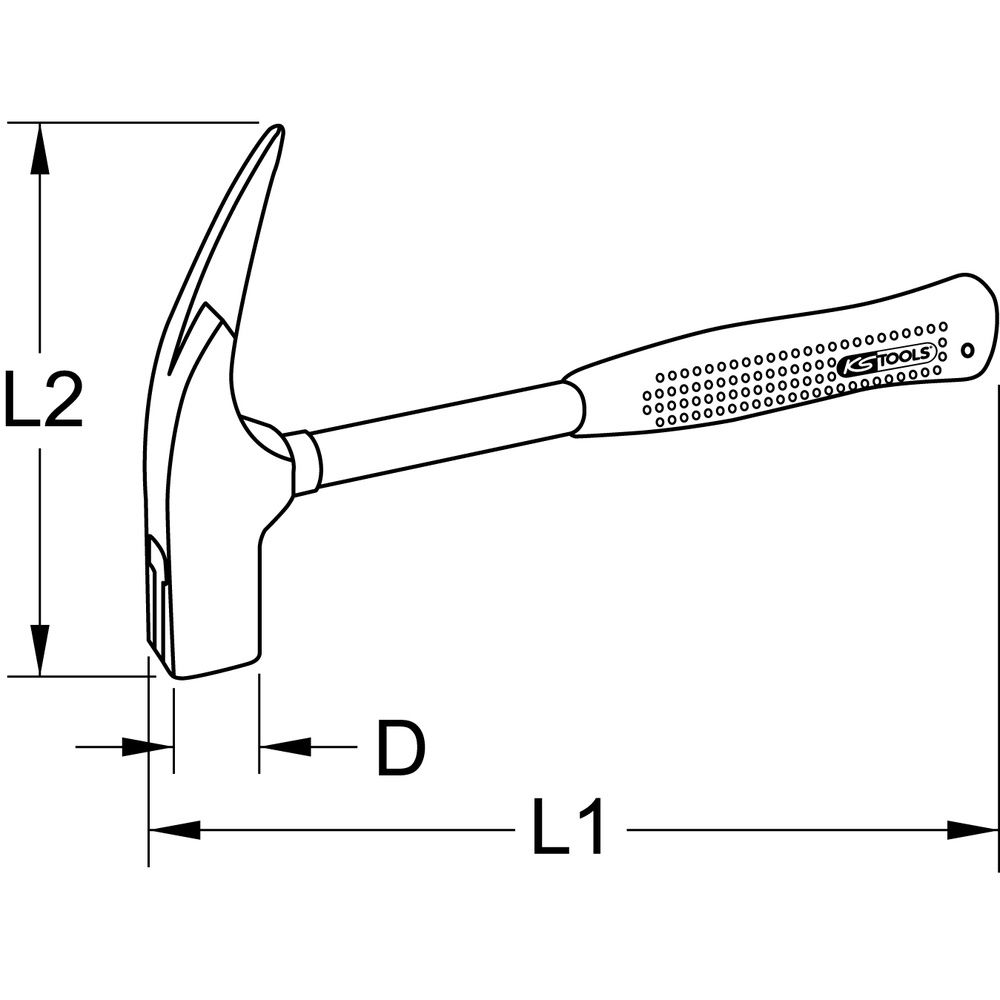 KS TOOLS Latthammer, Bild 3