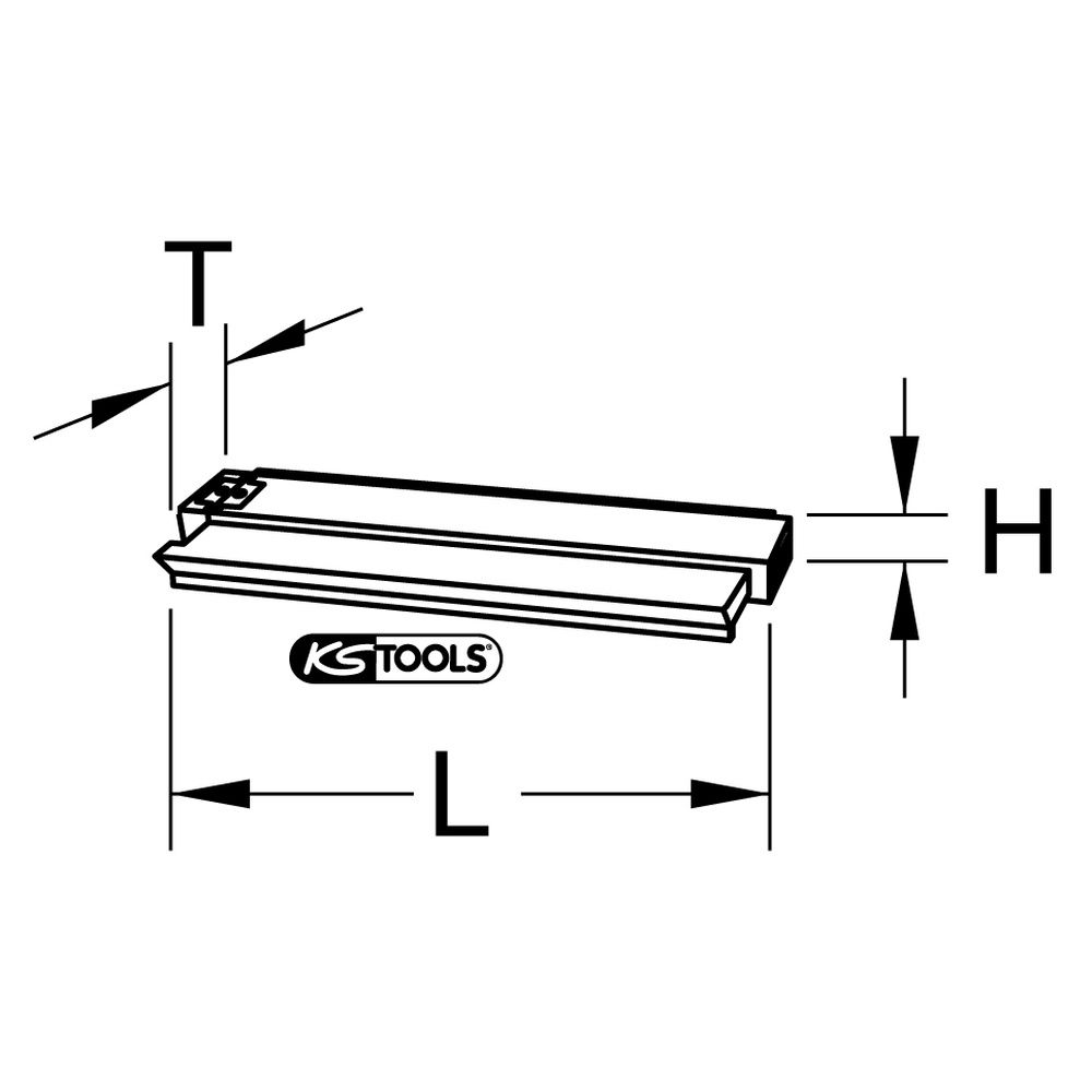 Konturen-Lehre Kunststoff 280 mm lang, Bild 7
