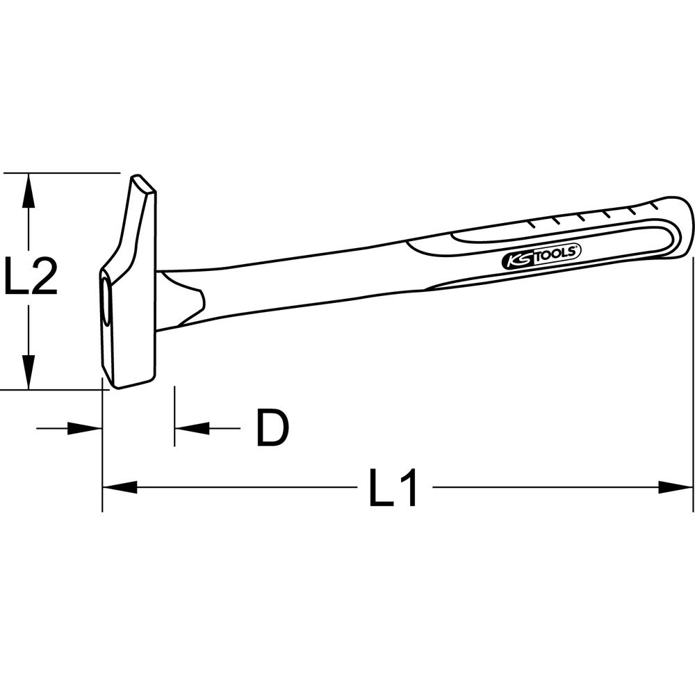 KS TOOLS Schreinerhammer, Bild 8