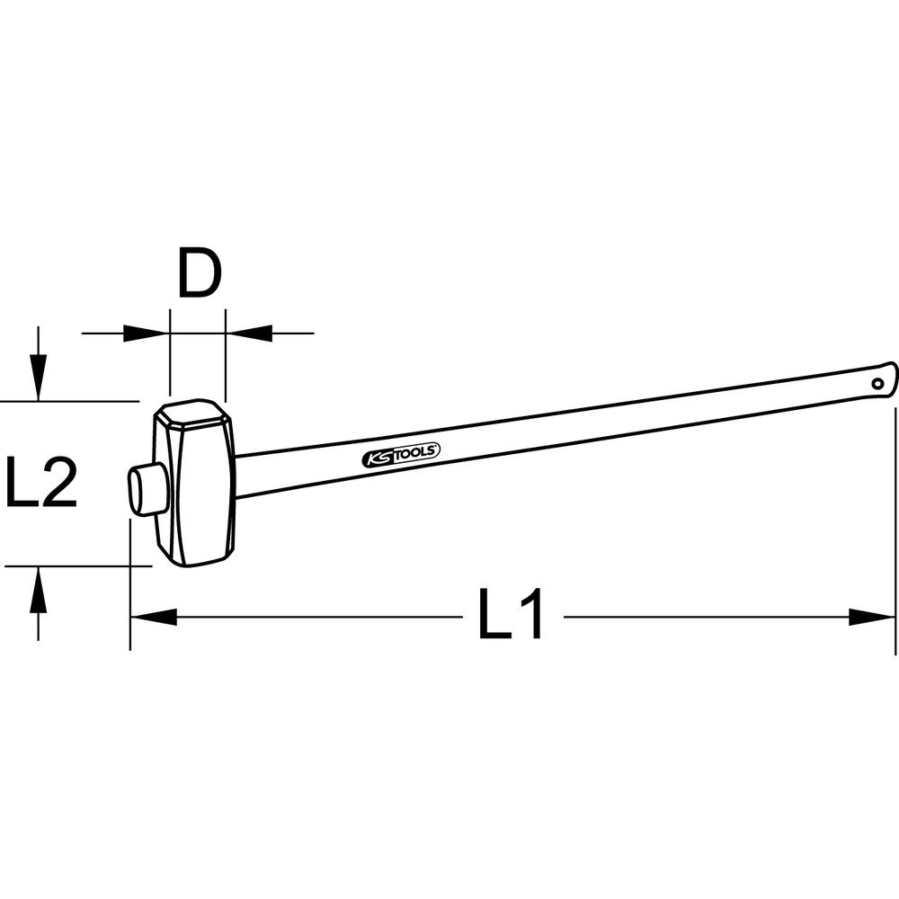 KS TOOLS Vorschlaghammer, Bild 6