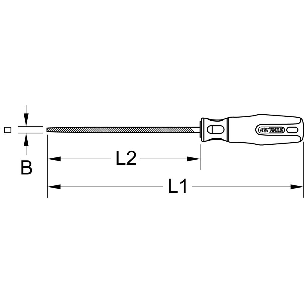 Vierkant-Feile Form D, Bild 2
