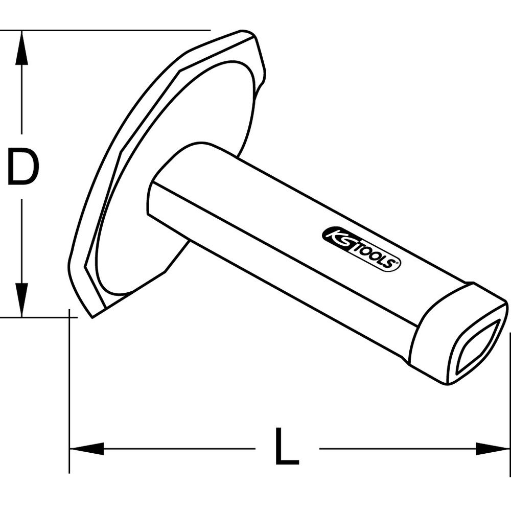 Sicherheitshandgriff für Meissel Meissel, Bild 5