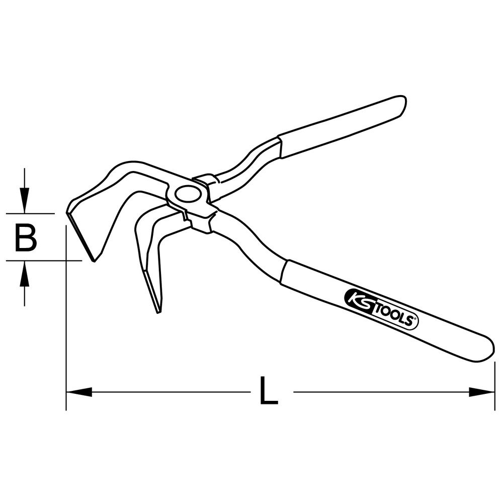 KS TOOLS Falzzange, Bild 6