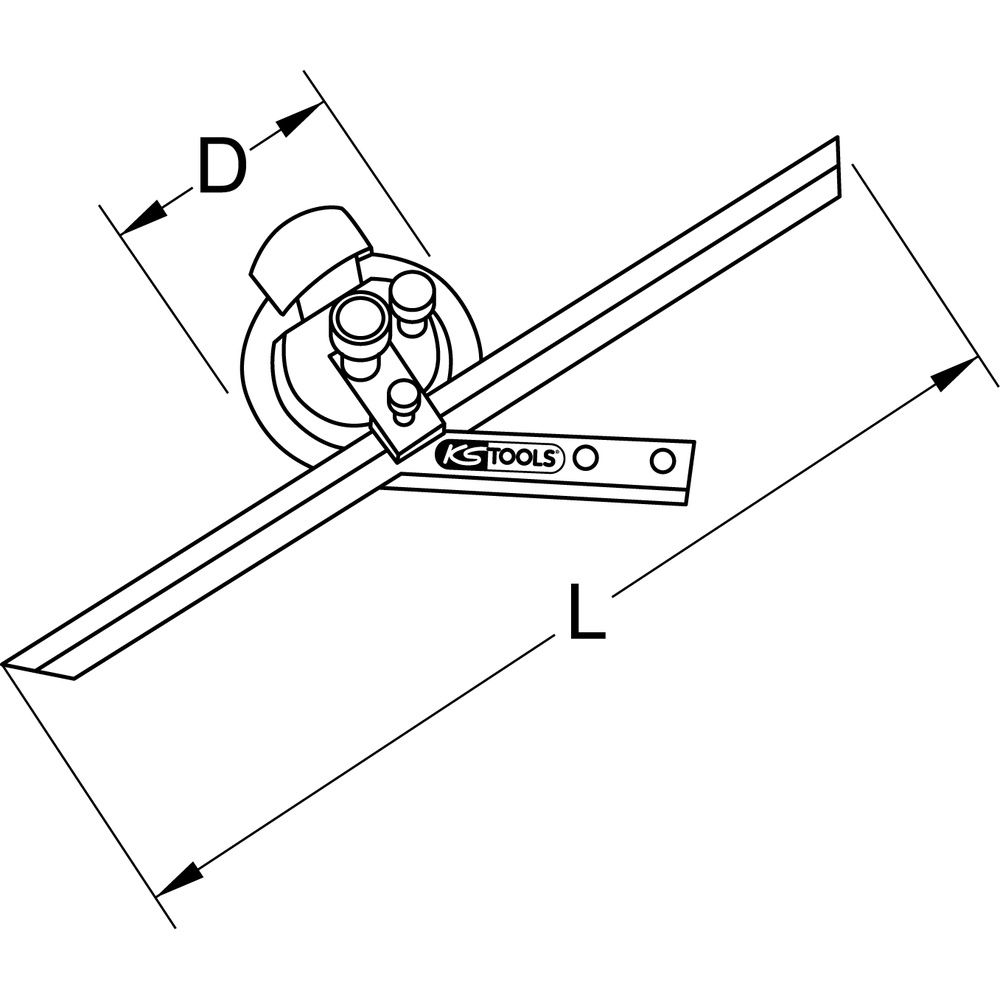 Universal-Winkelmesser 300mm, Bild 5