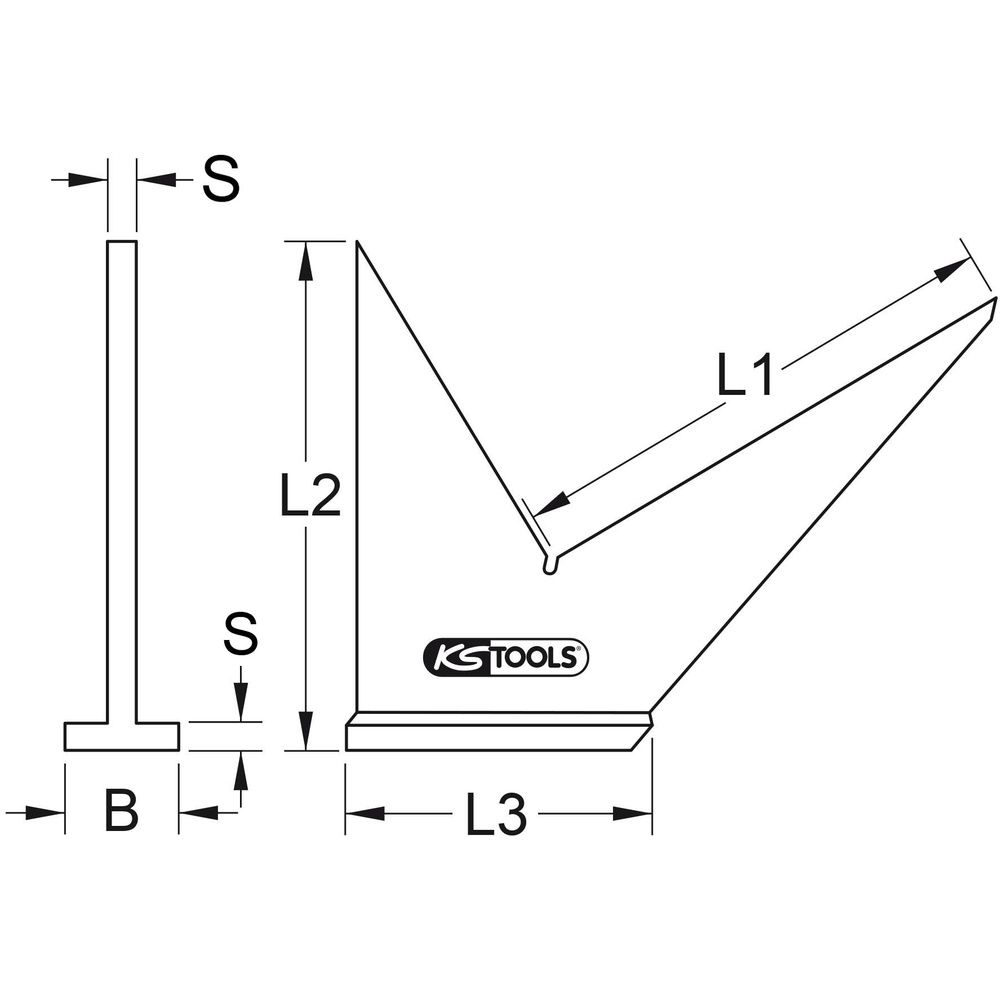 KS TOOLS Gehrungswinkel, Bild 2