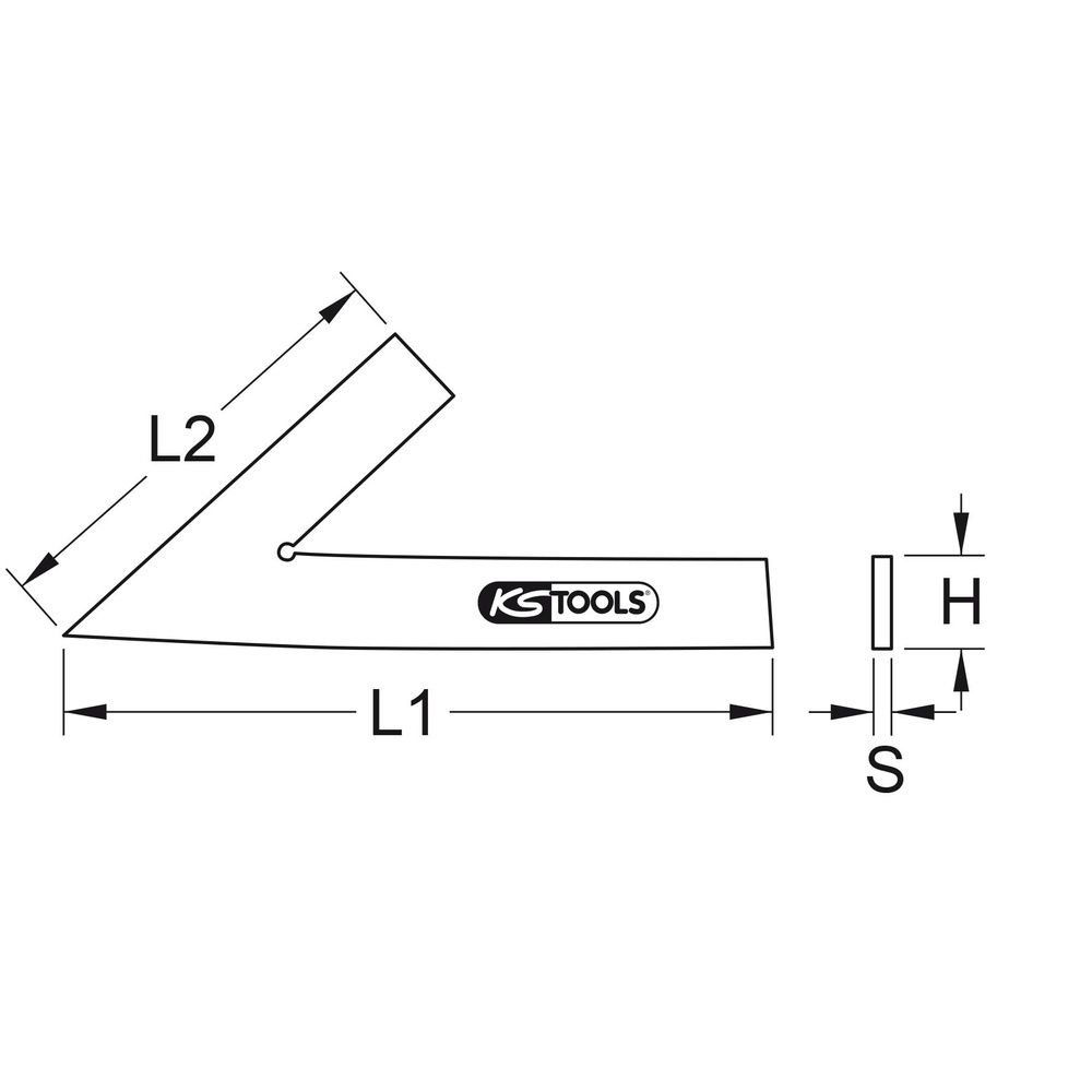 KS TOOLS Spitzwinkel 45°, Bild 2