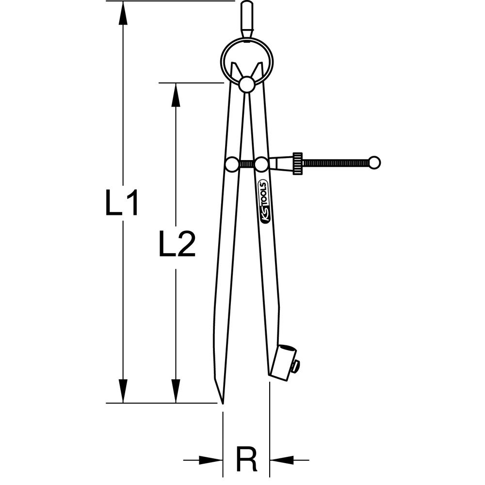 Präzisions-Feder-Spitzzirkel, Bild 6