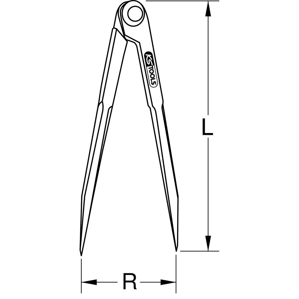 KS TOOLS Spitzzirkel, Bild 4