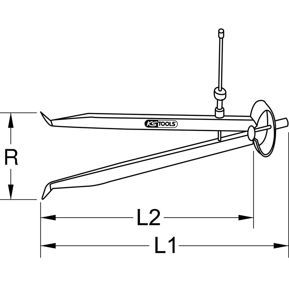 Präzisions-Feder-Lochzirkel-Innentaster, Bild 2