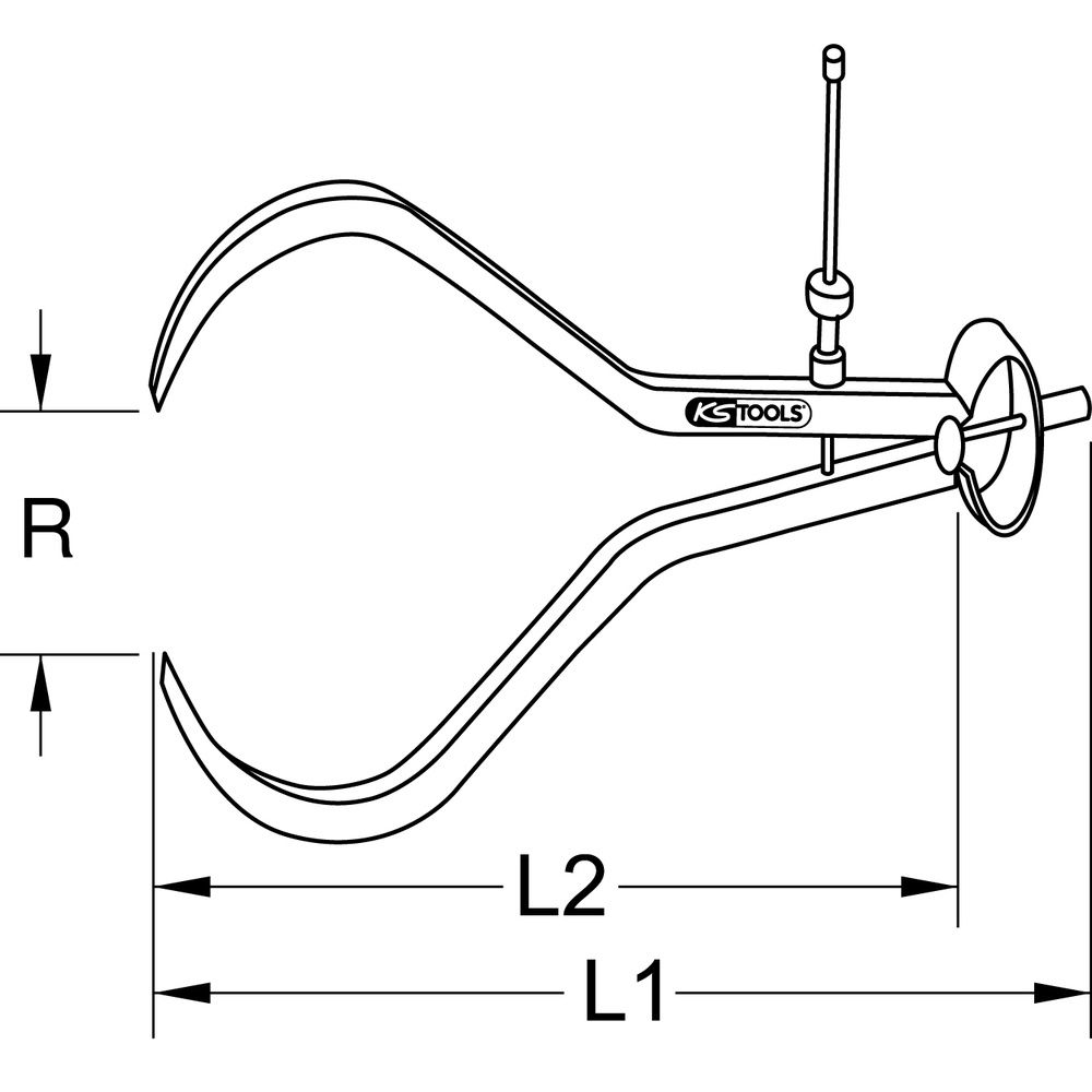 Präzisions-Feder-Greifzirkel-Aussentaster, Bild 2