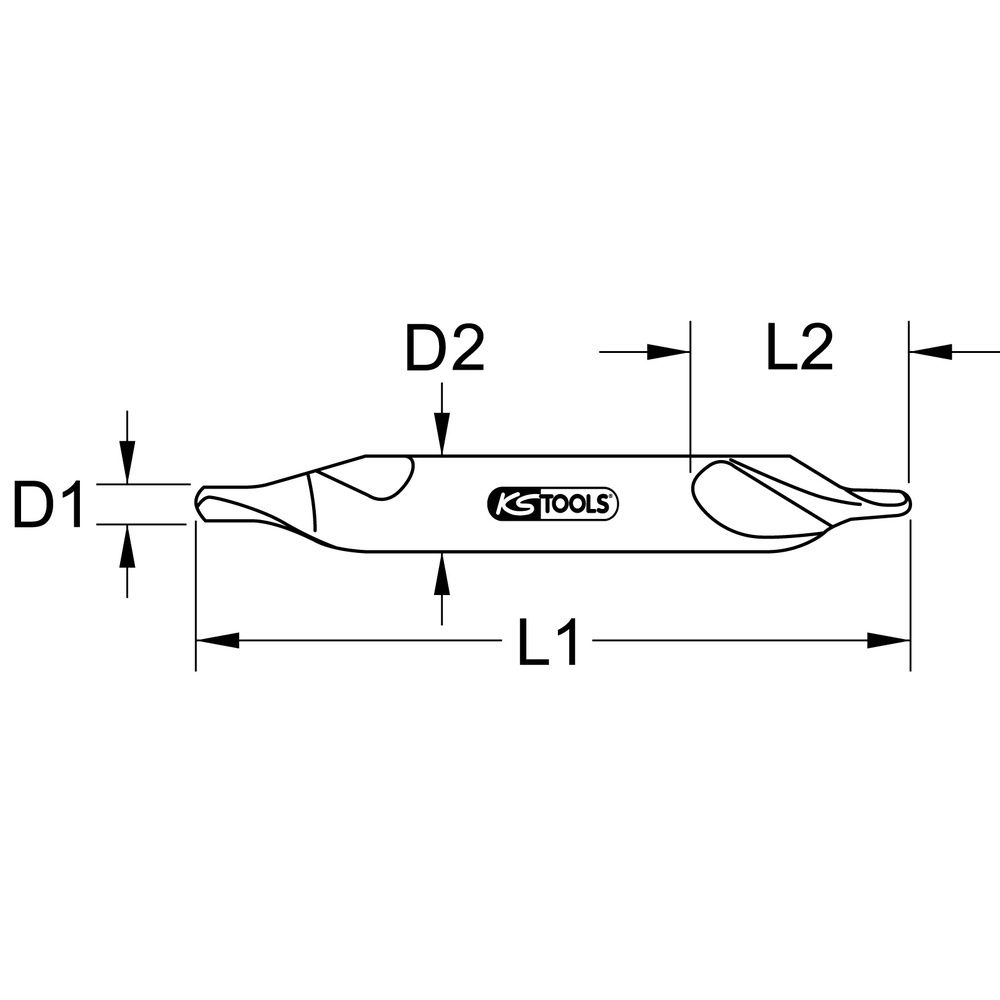 KS TOOLS HSS Zentrierbohrer, Bild 4