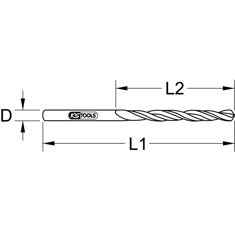 KS TOOLS HSS-R Spiralbohrer, Bild 2