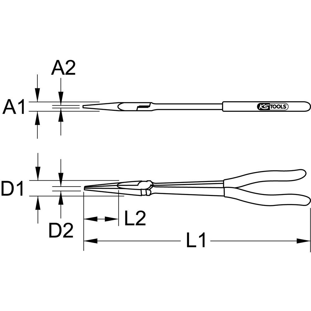 KS TOOLS Telefonzange, Bild 3