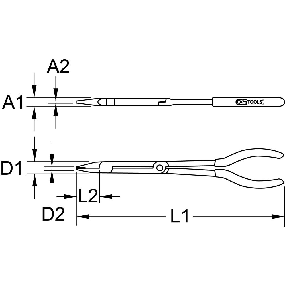 Doppelgelenk-Kombinationszange XL 300 mm, Bild 3