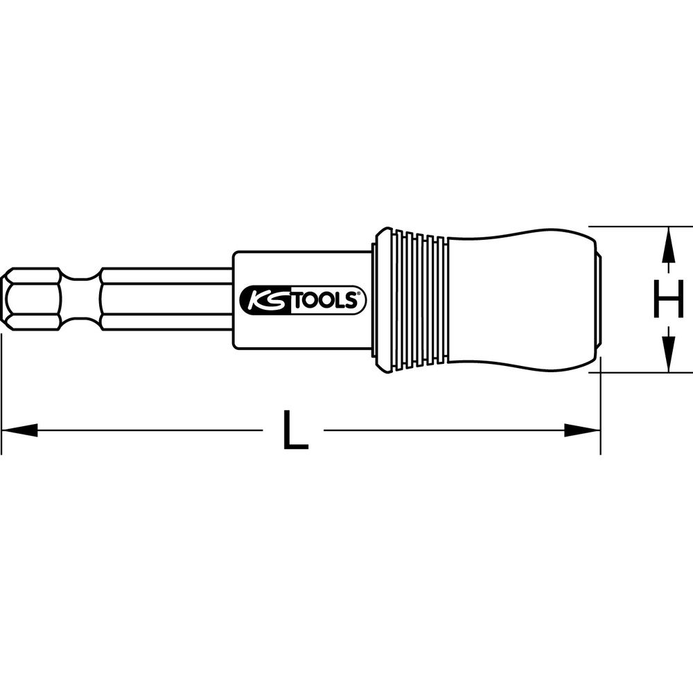 KS TOOLS 1/4" Magnetischer Bithalter, Bild 8