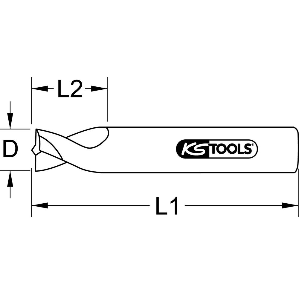 Karbid-Schweisspunkt-Bohrer 8mm, Bild 3