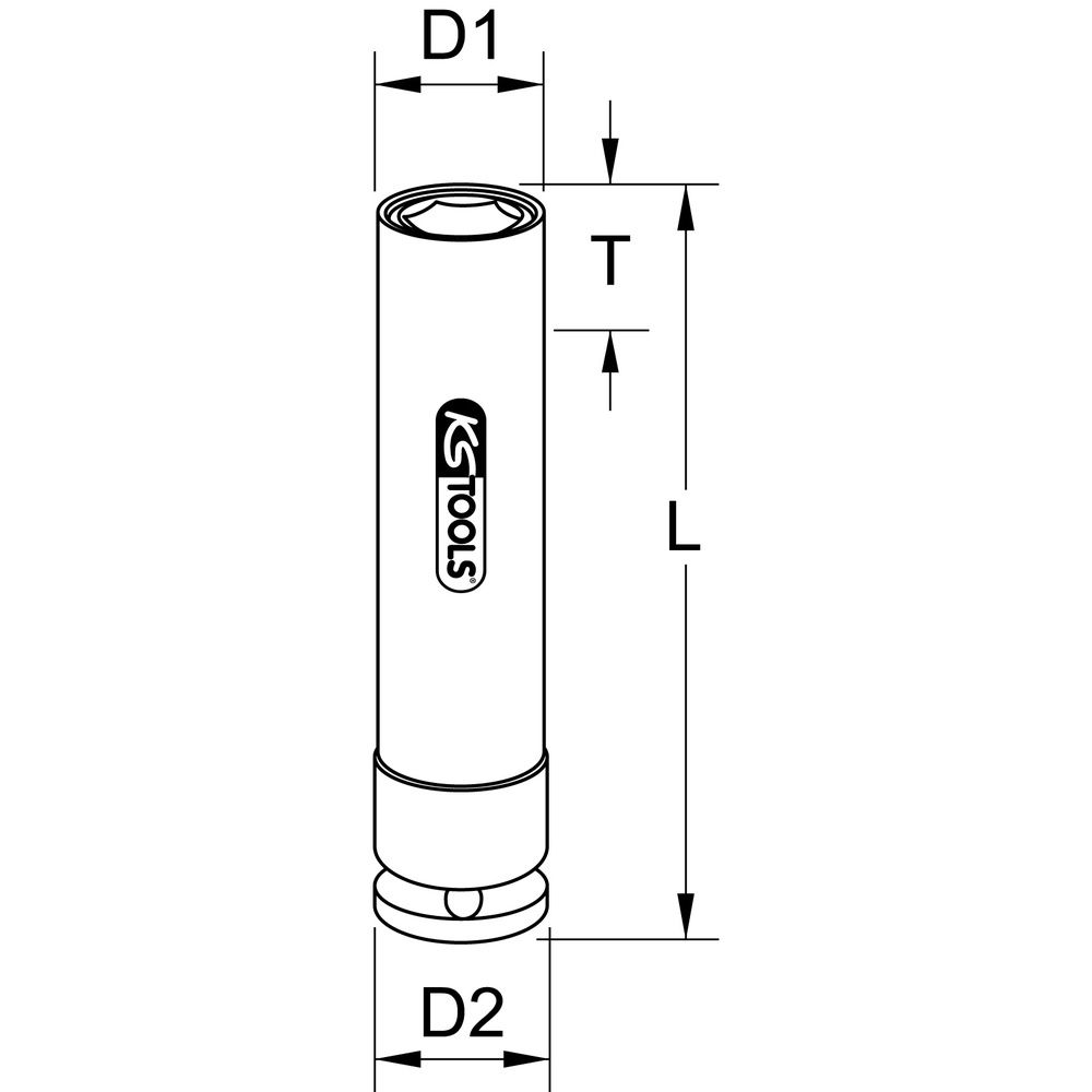 Spezial-Alu-Felgen Sonderprofil-Kraft-Stecknuss für Mercedes lang 17 mm, Bild 4