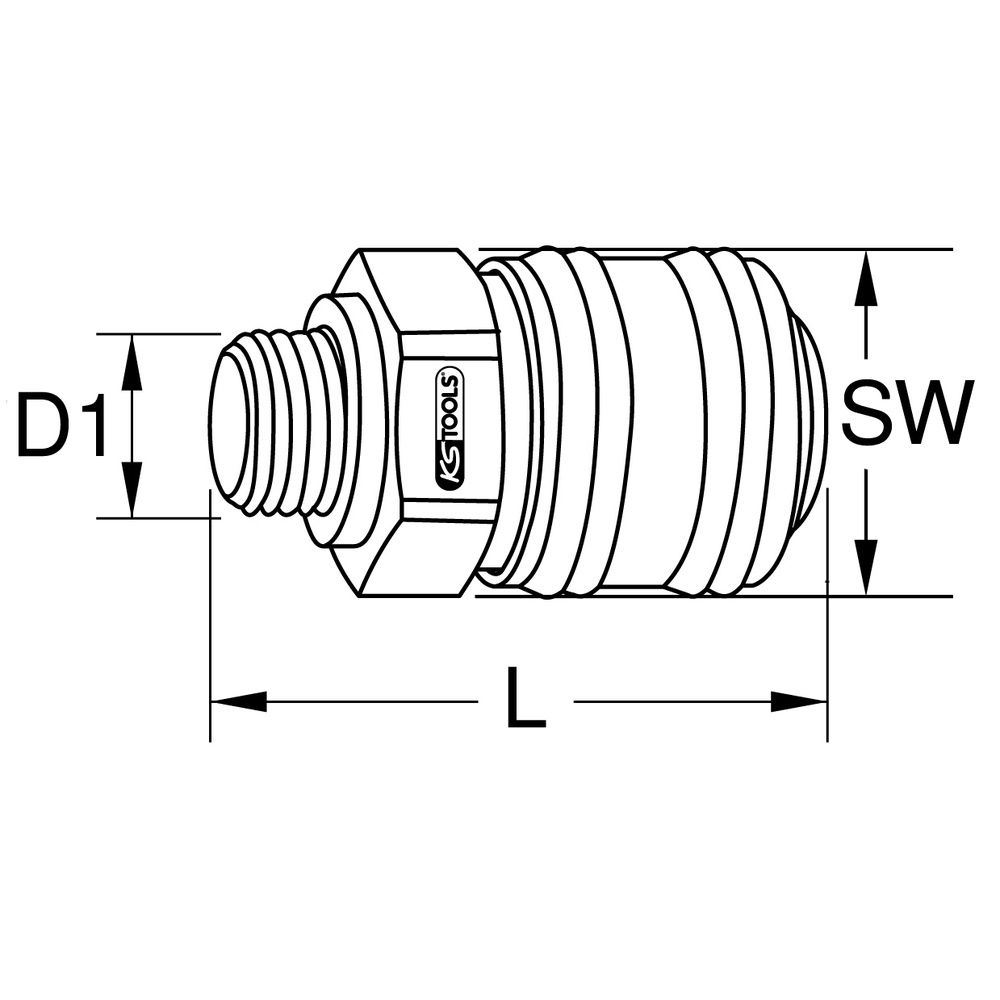 KS TOOLS Messing-Kupplung, Bild 6