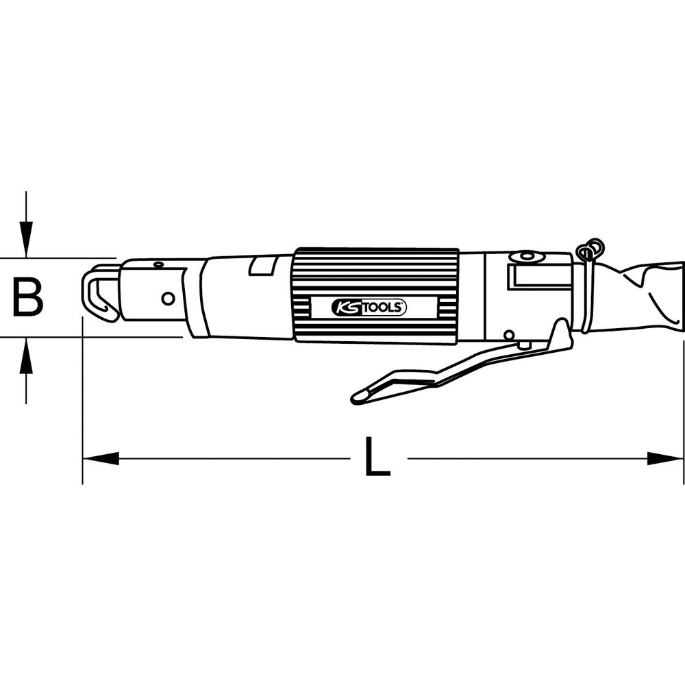 SlimPOWER Mini-Druckluft-Karosserie-Stichsäge 170mm, Bild 5