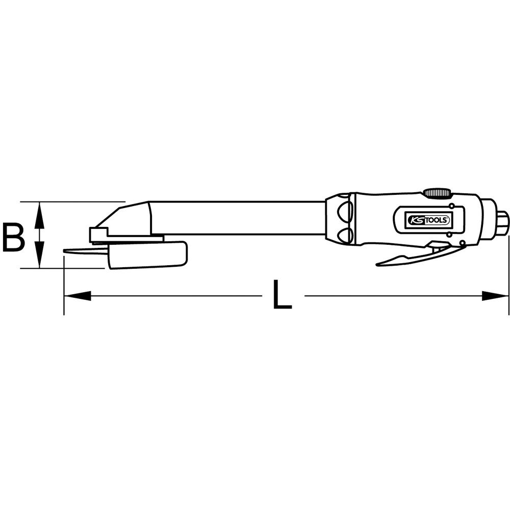 1/4" SlimPOWER Mini-Druckluft-Stab-Trennschleifer, Bild 4
