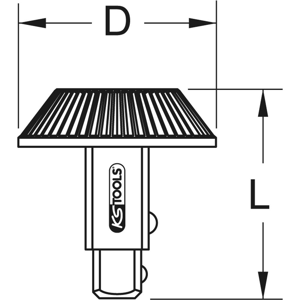 1/2" Drehknopf-Umsteckvierkant, Bild 3
