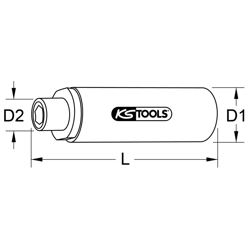 KS TOOLS Drehmomentbegrenzer 1/4 und 3/8 Zoll festeingestellt mit Kugelarretierung, Bild 2