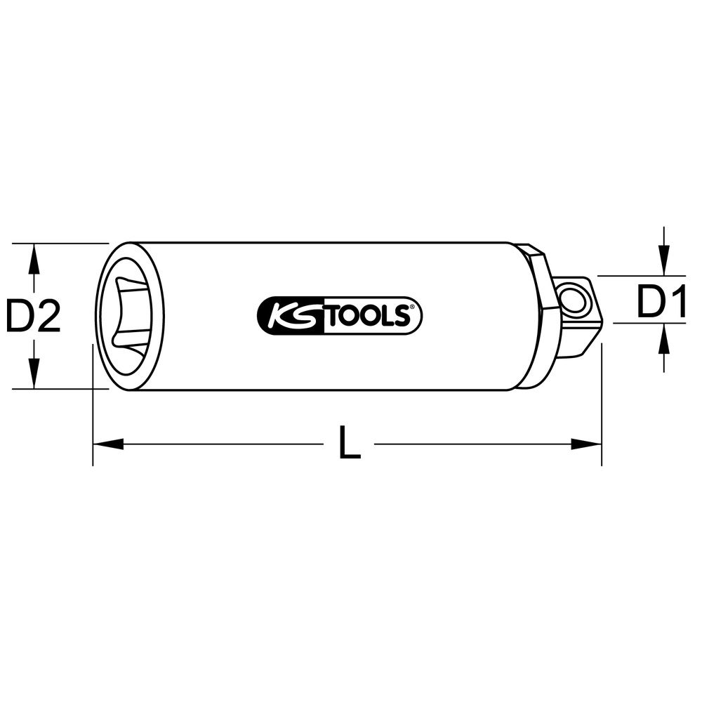 KS TOOLS Drehmomentbegrenzer 3/8 Zoll festeingestellt mit Kugelarretierung, Bild 2