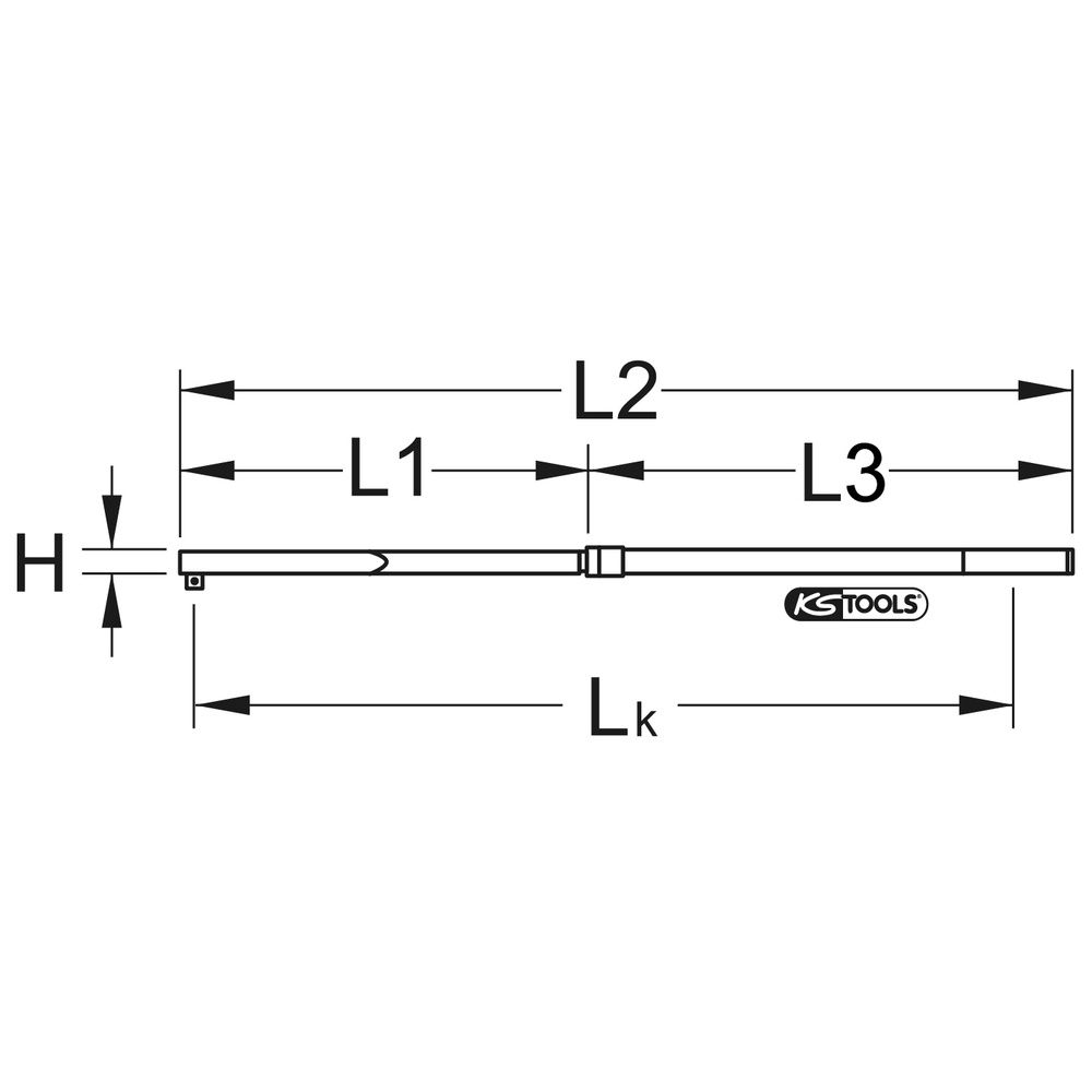 1/2" ALUTORQUEprecision-Drehmomentschlüssel 20-120Nm Rechtsanzug Einzelvierka, Bild 4