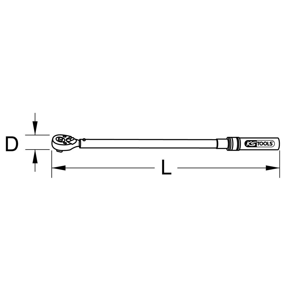 1/4" Industrie Drehmomentschlüssel umschaltbar 3-15Nm, Bild 2