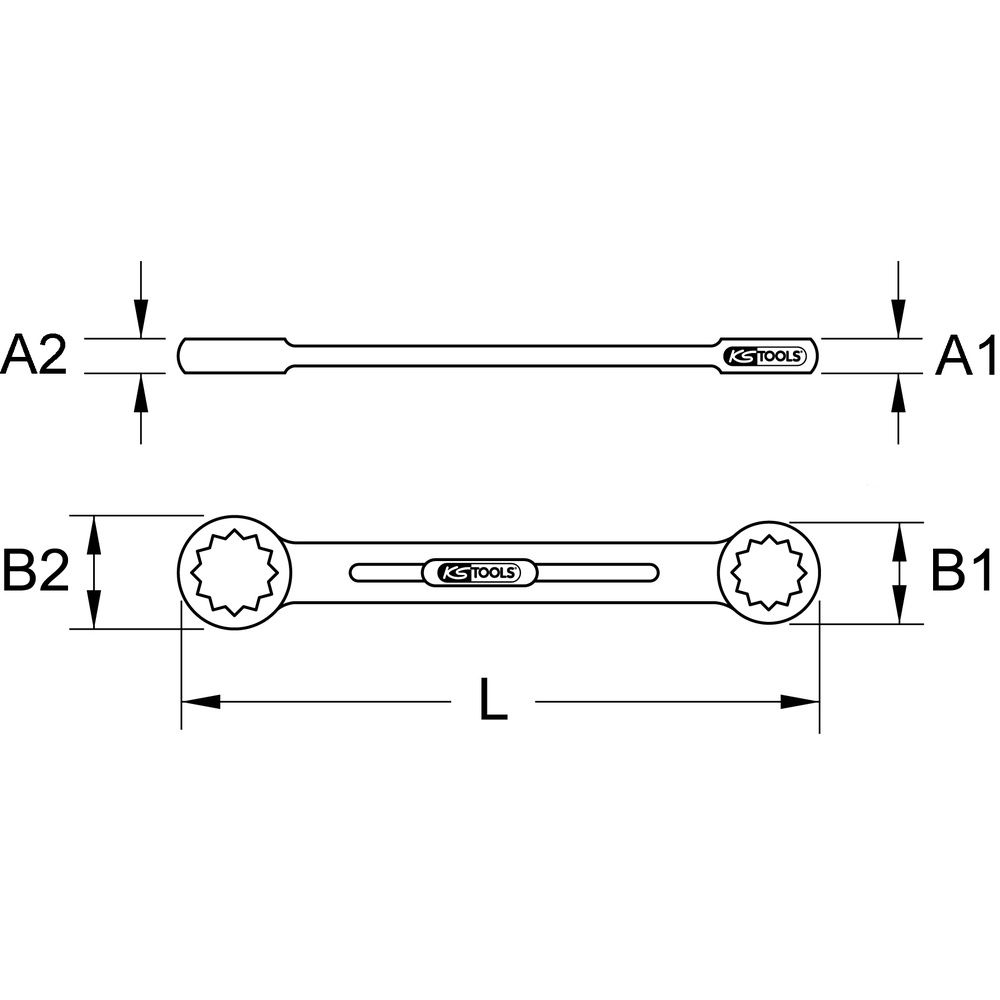 KS TOOLS BRONZEplus Funkenfreie Ringschlüssel, Bild 4