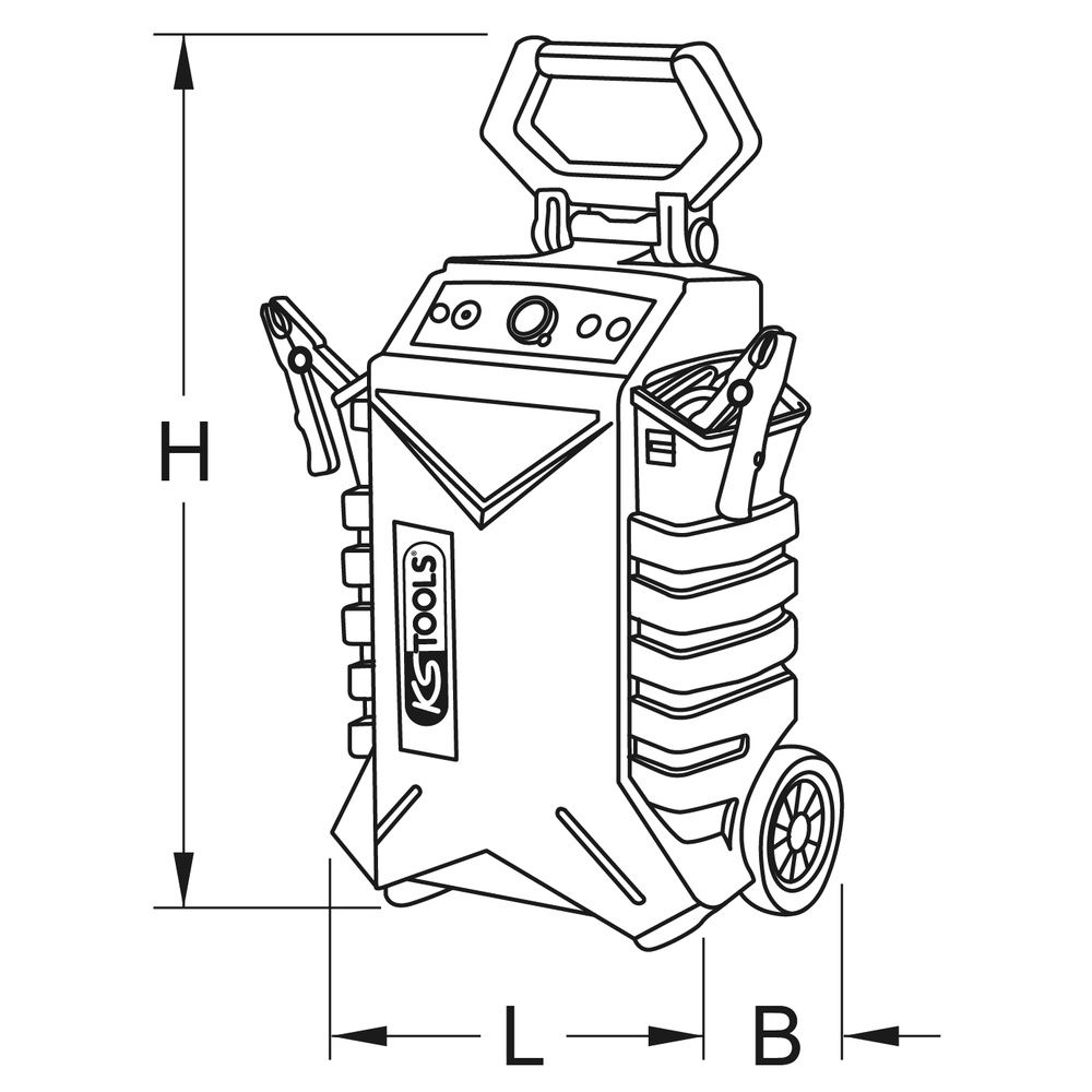 Booster 12/24 V 3400 A, Bild 4